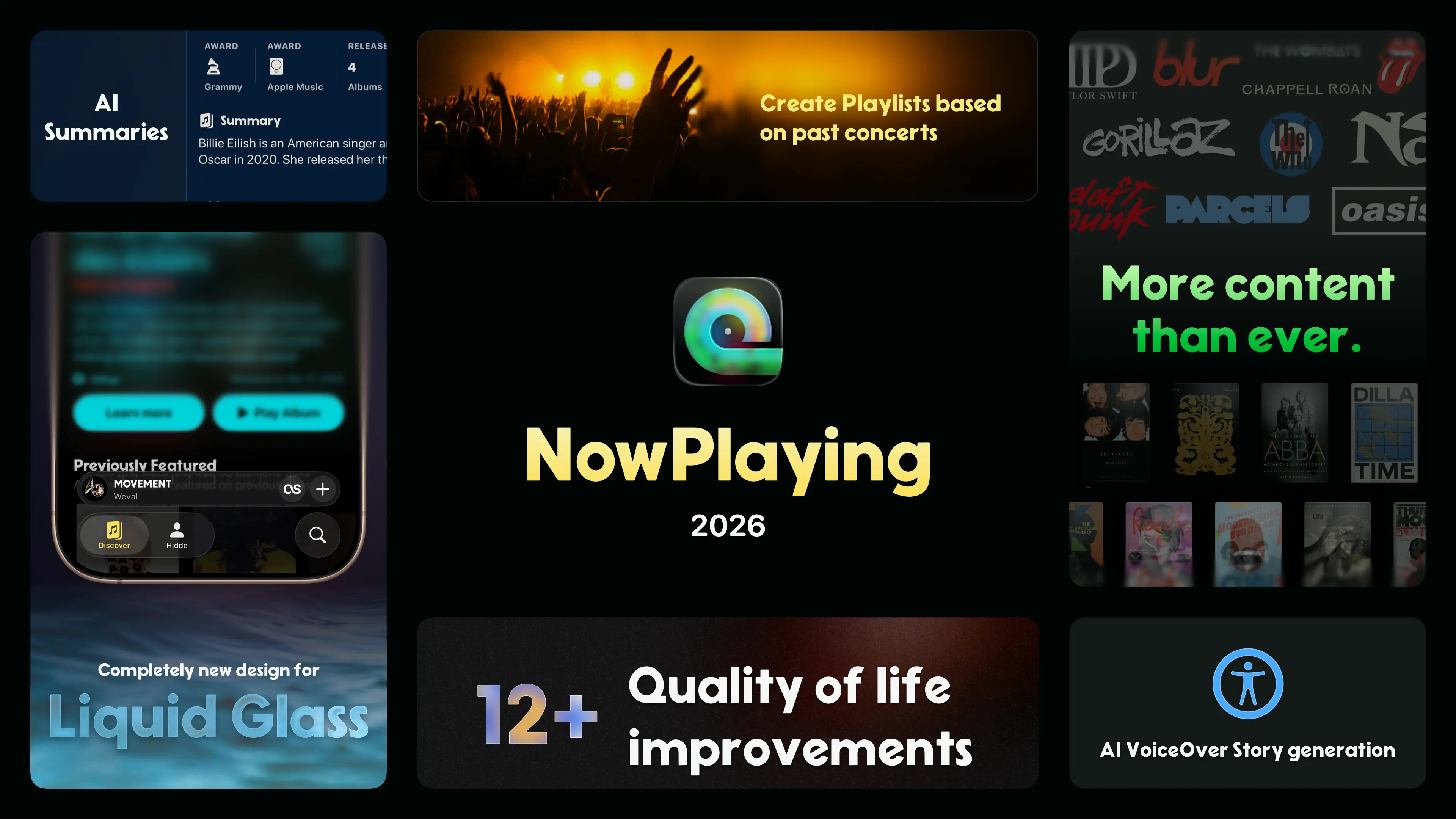 NowPlaying 2026: Liquid Glass, On-Device AI and more