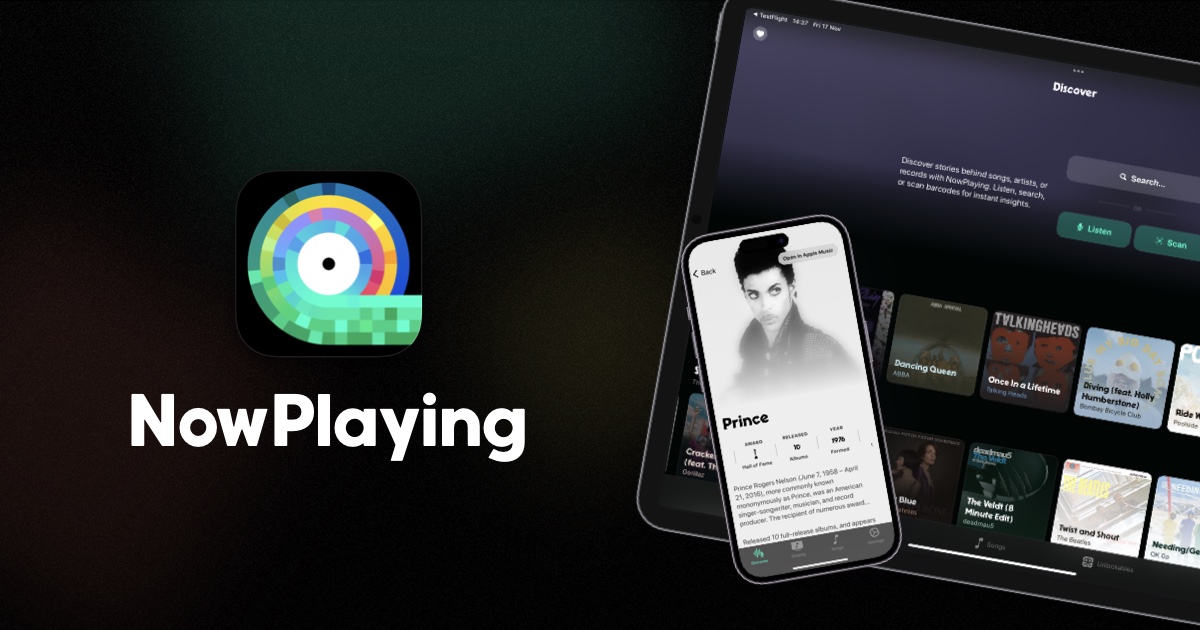 NowPlaying: Explore Music on iPad, iPhone & Apple Watch - Music Facts &  Details App